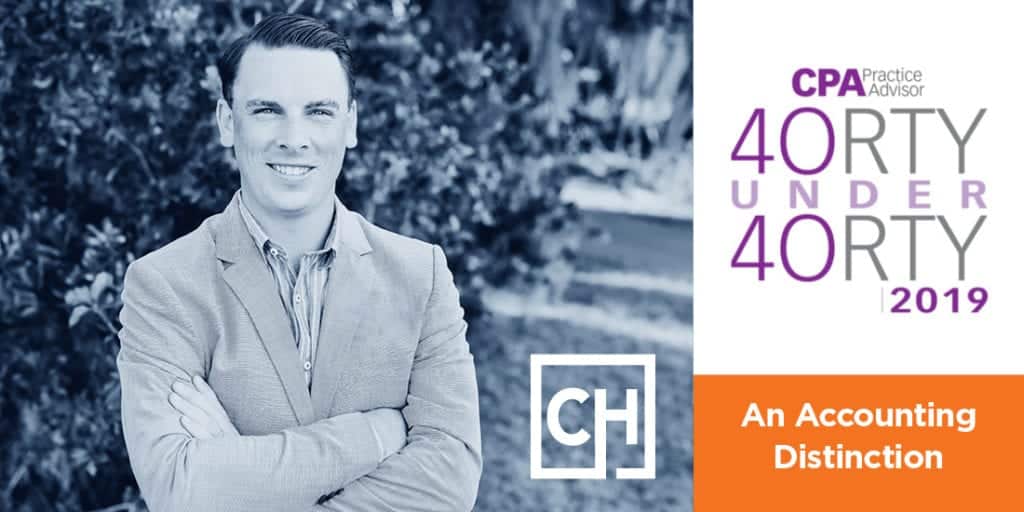 Chris Hervochon named 40 Under 40 CPA Practice Advisor