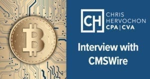 CMSWire interviews Chris Hervochon about blockchain impact on accounting