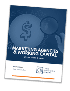 working capital for marketing agencies ebook by Chris Hervochon
