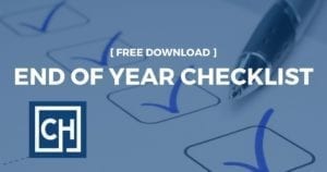 end of year tax planning tips and checklist