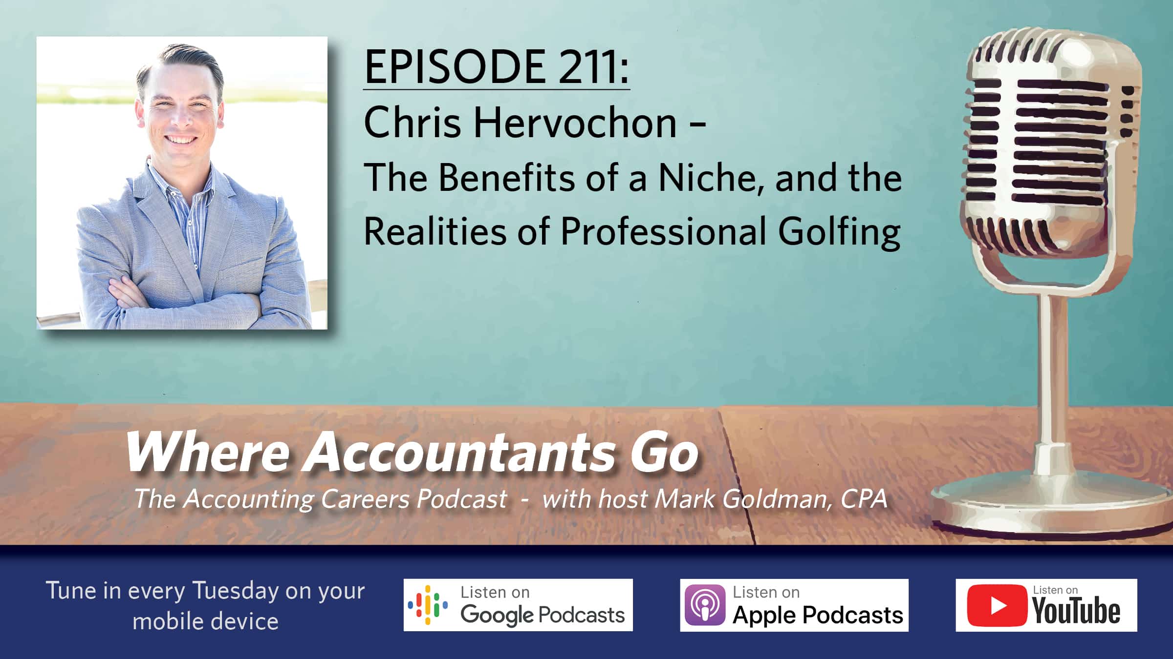 The Benefits of a Niche, and the Realities of Professional Golfing podcast