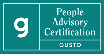 Gusto People Advisory Certification Badge - A symbol of expertise in HR and people management with Gusto's certification program.